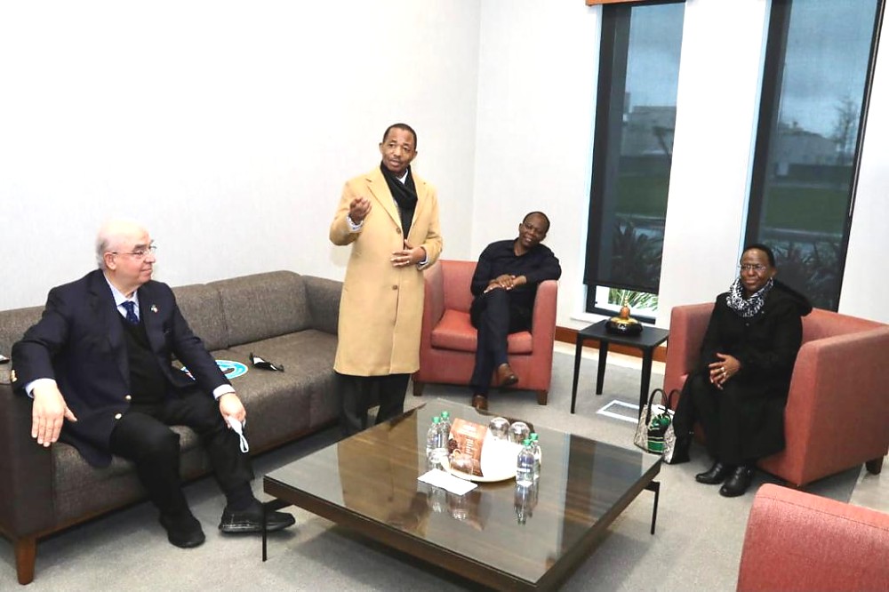 Visitors attended the opening ceremony of the Compass Showroom looking for the products.