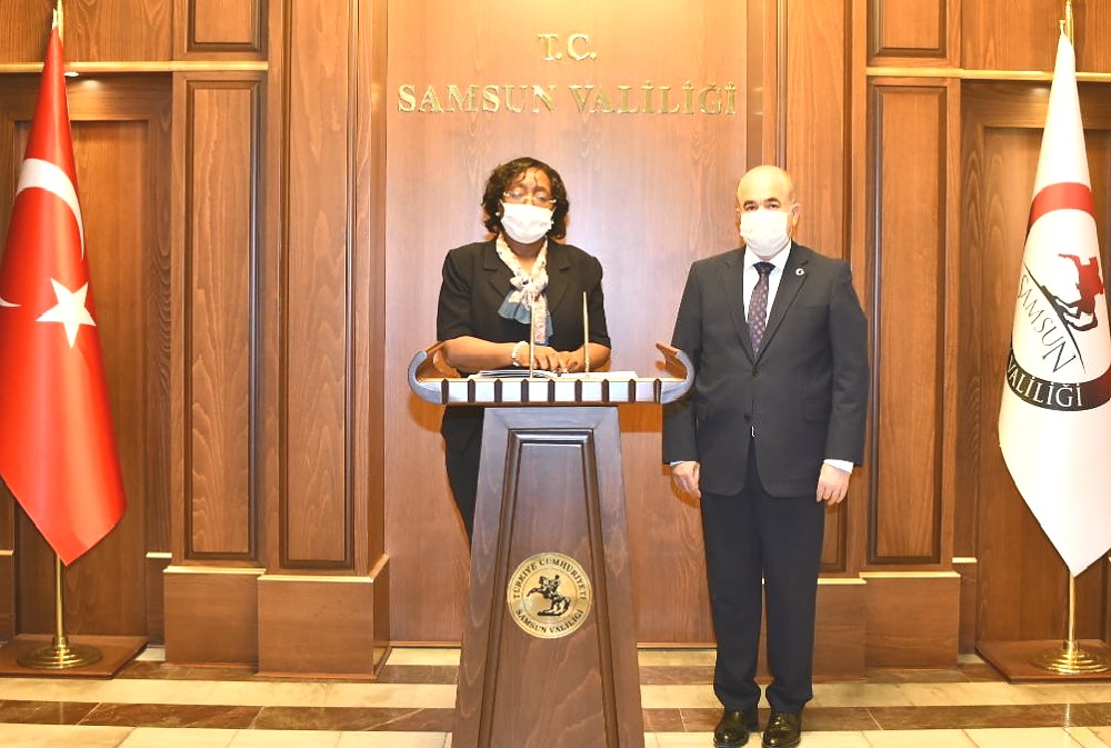Ambassador Kiondo together with the Governor of Samsun Dr. Dağlı