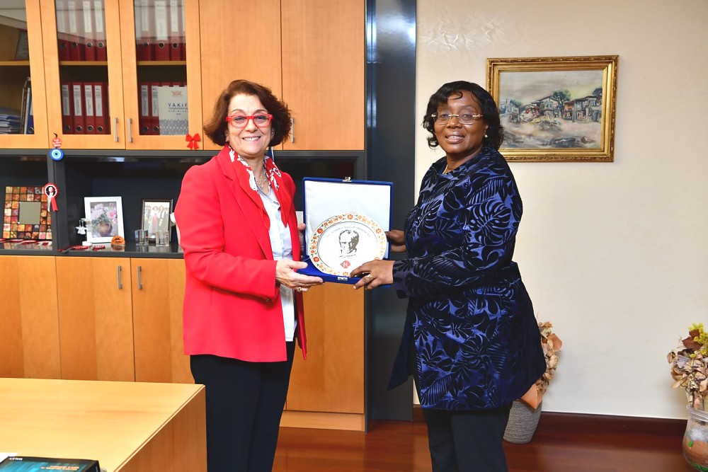 Ambassador met with the Vice Rector of Istanbul Culture University Prof. Dr. Nihal Sarier at Istanbul Culture University on March 10, 2020.