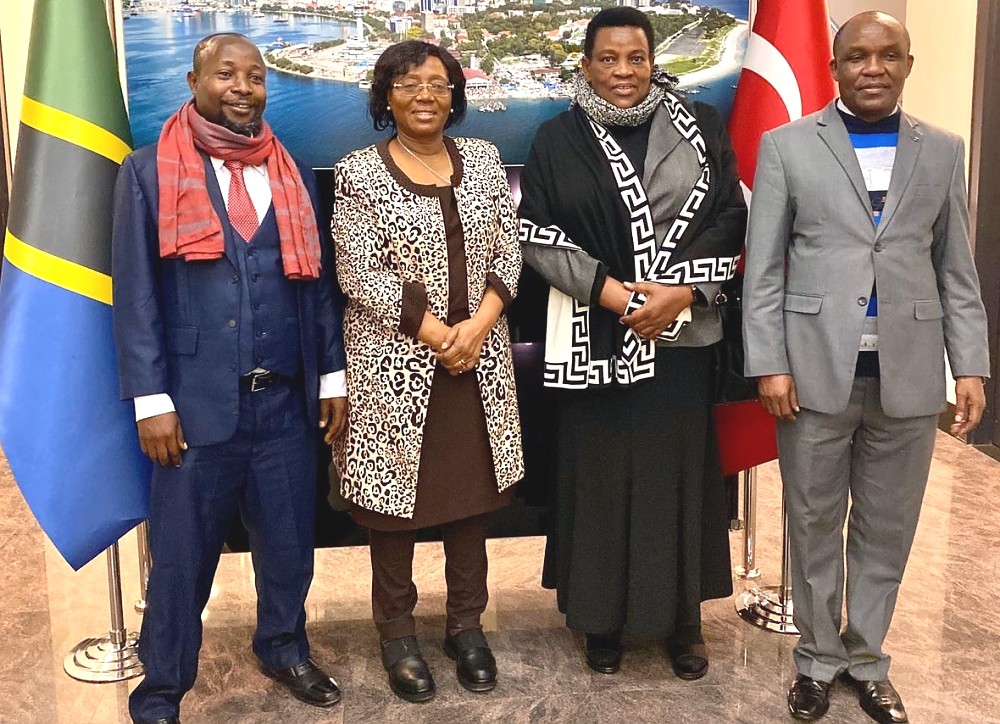 Ambassador Elizabeth Kiondo with the Tanzania Judiciary Delegation at the Embassy of the United Republic of Tanzania.