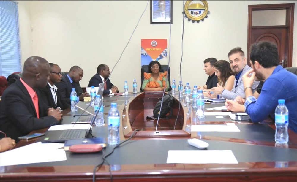 Ambassador Prof. Elizabeth Kiondo along with the investors from Turkey at a meeting with stakeholders from Tanzania.